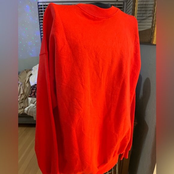 Vintage 90s Embroidered liberty heart Grandma Pullover Crewneck Sweater - Picture 5 of 9